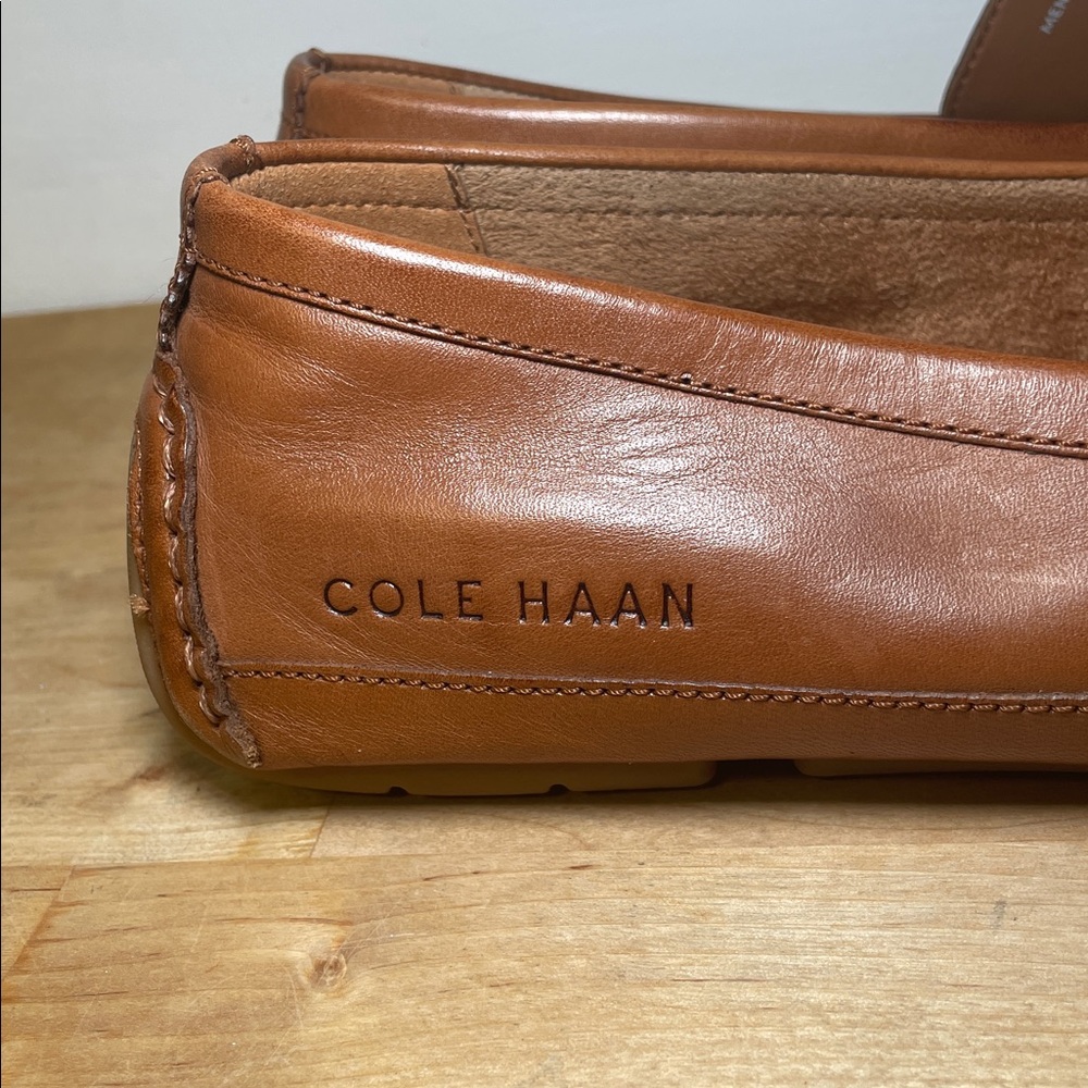 Cole Haan Wyatt Bit Driver Loafer Moc Toe slip on tan shoes men’s size 9.5 - Picture 4 of 16